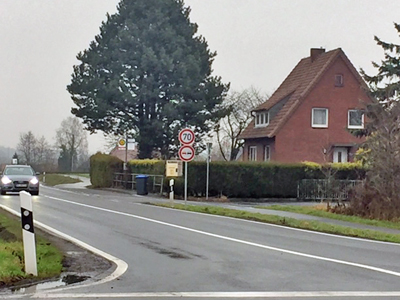 In der Hohenholter Strae zwischen der Havixbecker Strae und der Woortstiege soll wieder Tempo 50 gelten