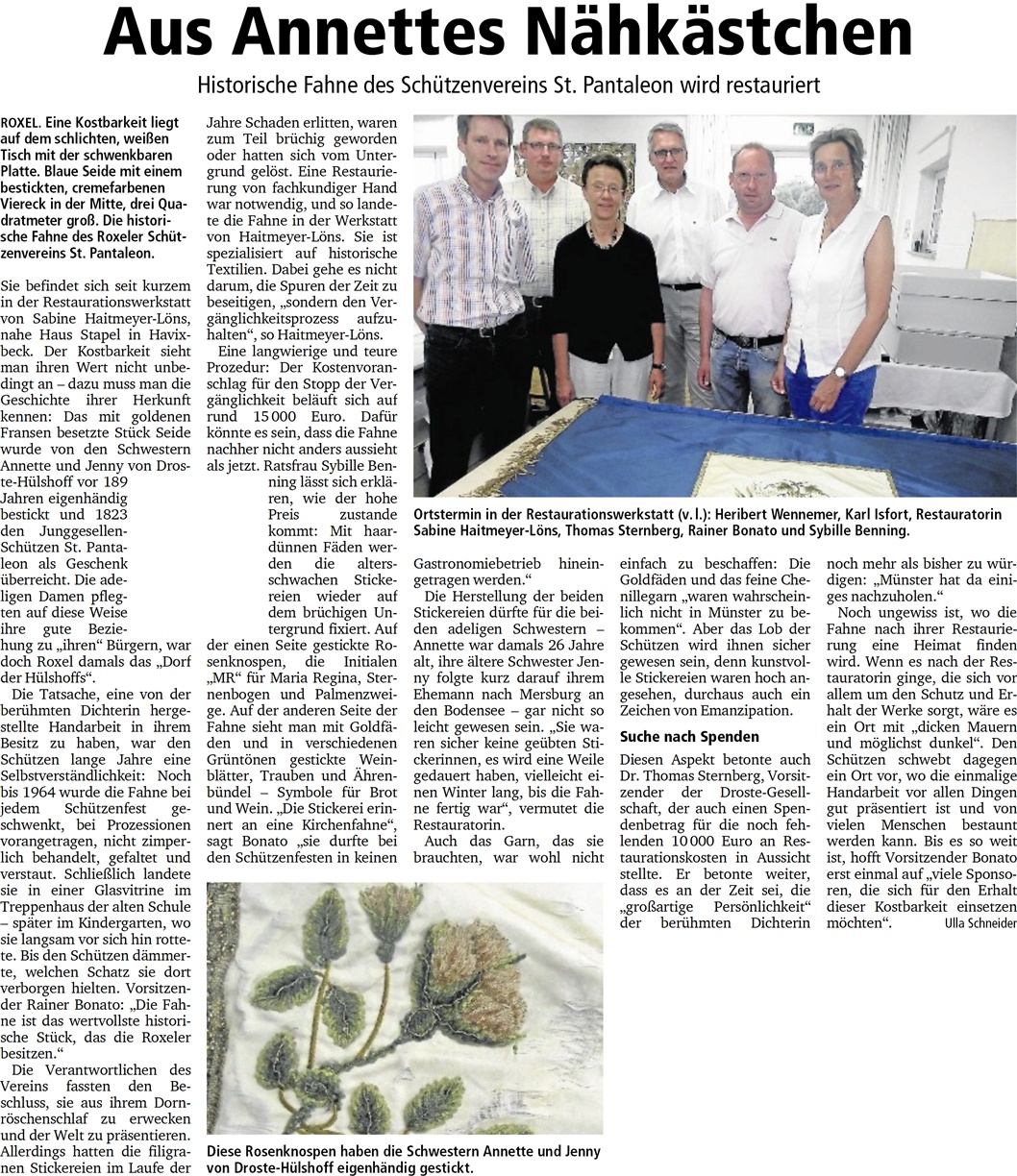 Aus Annettes Nähkästchen, 16.08.12 MZ Aus Annettes Nähkästchen, 16.08.12 MZ