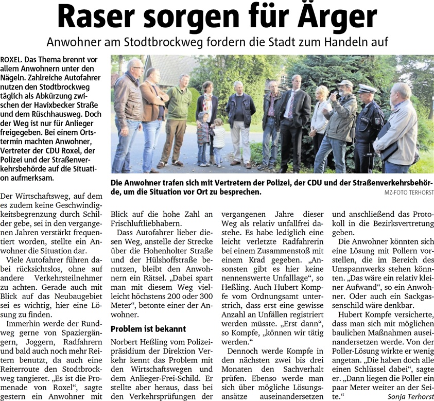 10.09.14 MZ, Raser sorgen für Ärger 10.09.14 MZ, Raser sorgen für Ärger